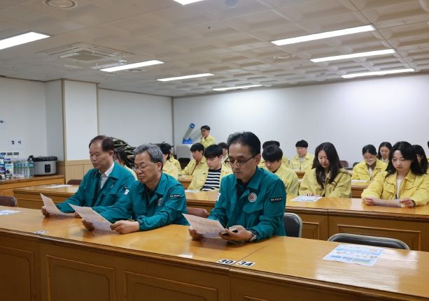 영양군 5.14. 공습대비 민방위 대피훈련 실시