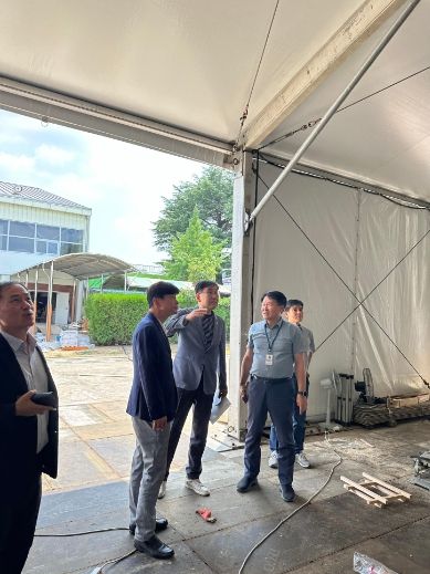 경북교육청, 금오공업고등학교 전국기능대회 현장과 학교 교육시설 현장점검 실시