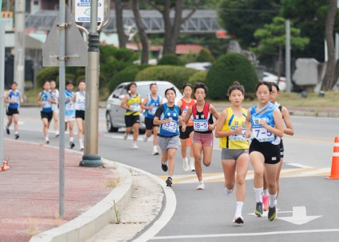 2024 교육감배 시·군 대항 초·중 구간 마라톤대회