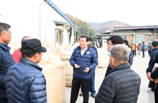김천시, 공공비축미 4,163톤 매입 시작