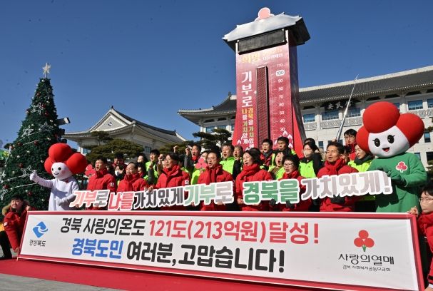 경북도, 희망2025 나눔캠페인 200억 최초 돌파