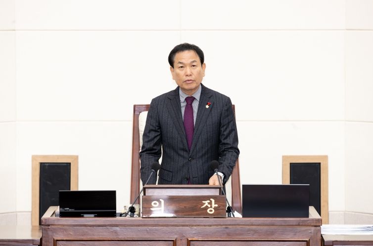 제292회 구미시의회 제2차 정례회 제2차 본회의 개회-박교상 의장