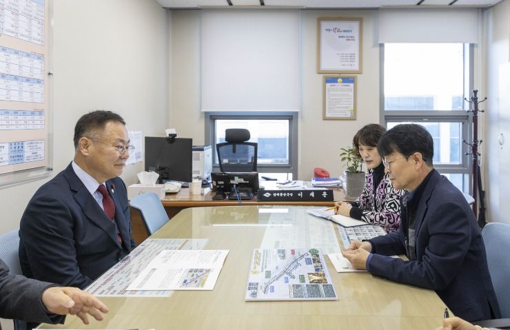 도비 확보를 위한 도청 방문