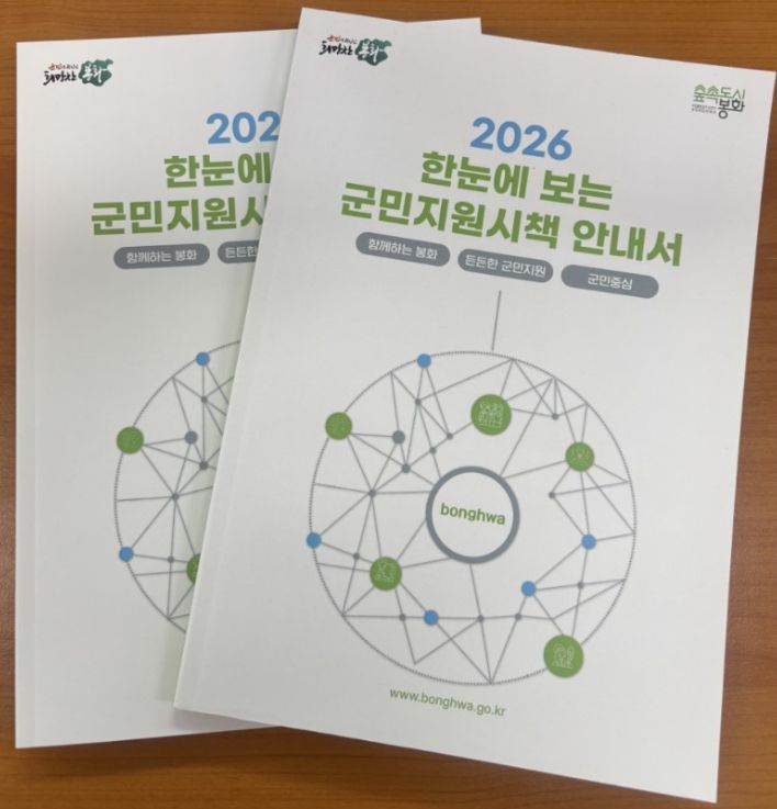봉화군, 2026년 알기쉬운 군민지원시책 책자 제작
