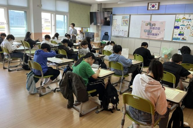 예천군청소년상담복지센터, 청소년 집단 심리검사 실시